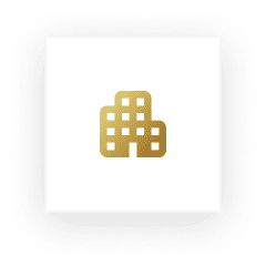 Here's a short alt tag for the image: `Gold building icon`